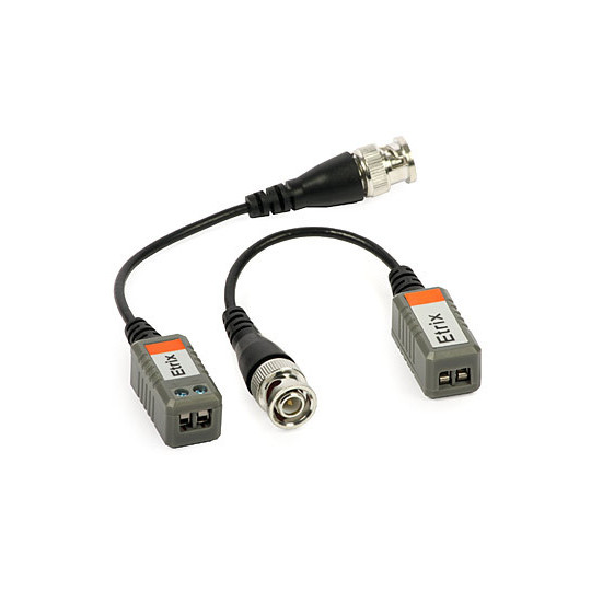 Transformator video Etrix 1VP-C z wtykiem BNC na kablu (2szt)