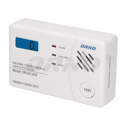 Carbon monoxide (chad) detector battery.3xAA OR-DC-619