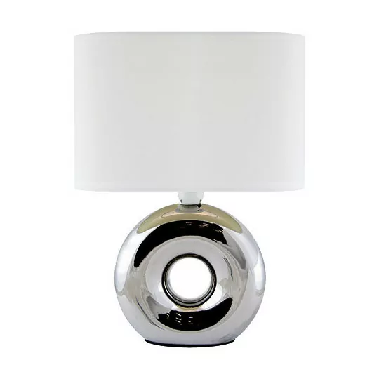 GOLF chrome/white 03544 E14 Struhm bedside lamp