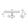 BRENA LED 6W Mat Chrome Struhm decorative luminaire