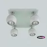 MATT-4R W/CH white-chrome GU10 4x50W lamp Vitalux