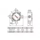 Hermetic box 6455-2xP IP67 4xDŁAWIK grey ORNO