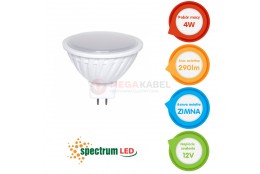 LED bulb MR16 4W 12V SMD2835 b.cold Spectrum