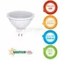 Żarówka LED MR16 4W 12V SMD2835 b.zimna Spectrum
