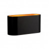 SQUALLA black/gold wall lamp by Spectrum