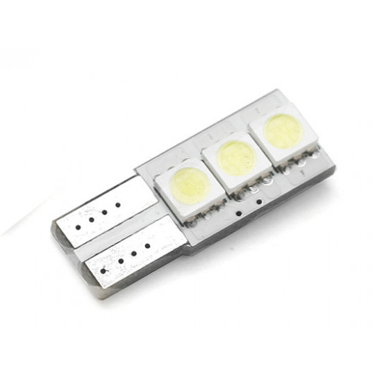 LED car bulb W5W T10 3 SMD 5050 CANBUS INTERLOOK.