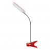 Lampka biurkowa DORI LED 6W RED CLIP 02866 struhm