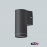 BERTA-N mat black GU10 35W garden wall lamp Vitalux