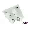 Lampa MATT-4R W/CH white-chrome GU10 4x50W Vitalux