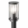 Lampa ogrodowa FIORD słupek 80cm czarna E27 Polux