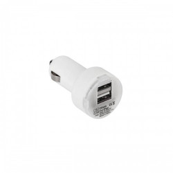 Car charger 2xUSB white...