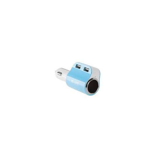 Car charger 2xUSB 3.1A cigarette lighter ML0690 M-LIFE