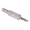 Jack 3.5mm metal 4-pin plug 034089 C.E.
