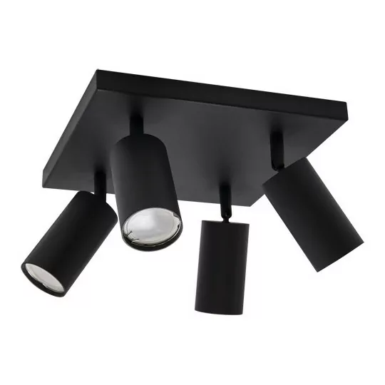 MANAM 4D black 4xGU10 strip lamp 03766 Struhm