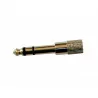Adapter wtyk Jack 6,3st/gniazdo Jack 3,5st metal 216