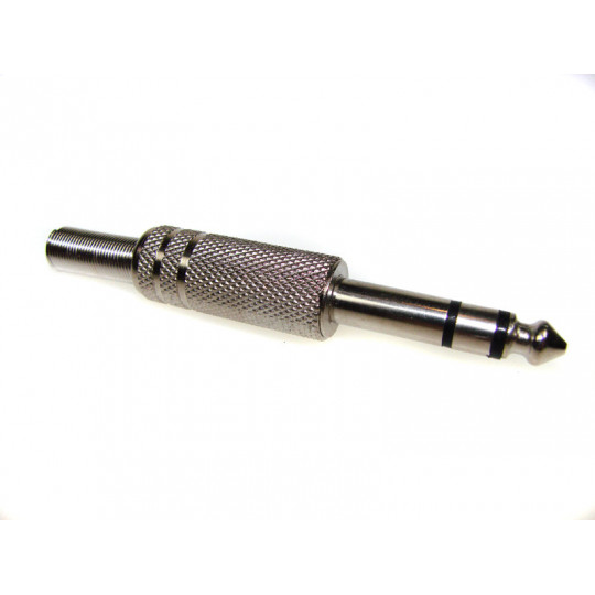 Jack connector 6.3 stereo metal 262 BOWI