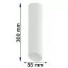 VALDA ceiling lamp 013379 black spot GU10 Brilux