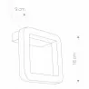 Lampa kinkiet ogrodowy THIKA LED 9121 czarna 10W