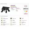 MANAM 4D black 4xGU10 strip lamp 03766 Struhm