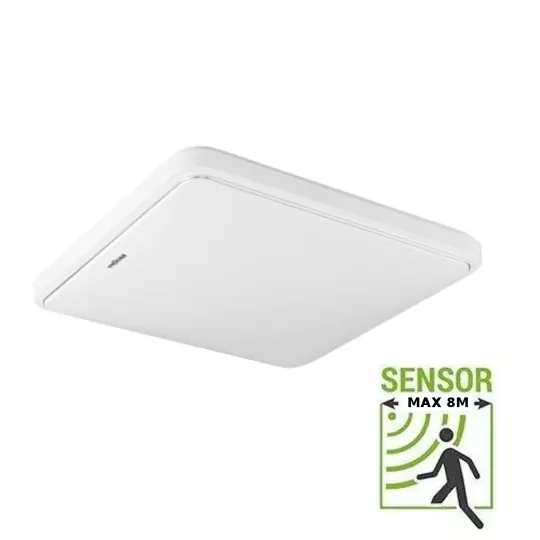 Lampa plafon SOLA D LED SLIM + czujnik ruchu 28W 4000K 03758 STRUHM