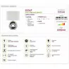 Lampka nocna GOLF chrome/white 03544 E14 Struhm