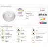 Lampa plafoniera Ufo Wind Rose 01981Horoz