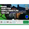 Kurtyna sople LED100/G/S niebieska zewnętrzna 4,25m OKEJ LUX