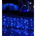 Curtain icicle LED100/G/S blue outdoor 4,25m OKEJ LUX