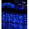 Curtain icicle LED100/G/S blue outdoor 4,25m OKEJ LUX