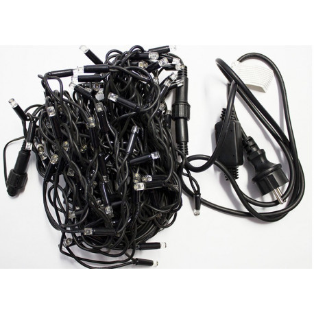 Christmas tree lights LED-200/G/5M blue 20m FLASH OKEJ LUX