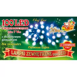 Christmas tree lights LED100/8F red 10m 8 functions outdoor OKEJ LUX