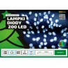 Lampki choinkowe LED200/G 7,2W multikolor zewnętrzne 20m OKEJ LUX
