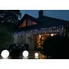 Kurtyna sople LED-200/G/S/5M zimne efekt błysku zewnętrzne OKEJ LUX