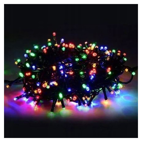Christmas tree lights LED200/G/5M multicolor 20m outdoor FLASH OKEJ LUX