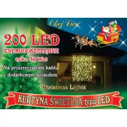 Kurtyna świetlna L-200/G/K ciepła wewnętrzna 2x1,5m OKEJ LUX