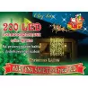 Kurtyna świetlna L-200/G/K ciepła wewnętrzna 2x1,5m OKEJ LUX