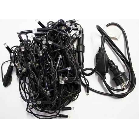 Curtain icicle LED200/G/S multicolor outdoor 8,75m