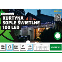 Kurtyna sople LED-100/G/S zimna zewnętrzna 4,25m OKEJ LUX