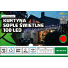 Curtain icicle LED100/G/S red outdoor 4,25m OKEJ LUX