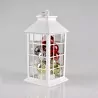 LED decorative lantern white with bubbles 312822 3xAA POLUX