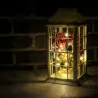 LED decorative lantern white with bubbles 312822 3xAA POLUX