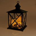 LED decorative lantern black 312792 3-candle 3xAA POLUX