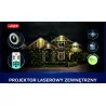 Projektor laserowy świąteczny 6in1 z pilotem IP65 61465 EKO-LIGHT