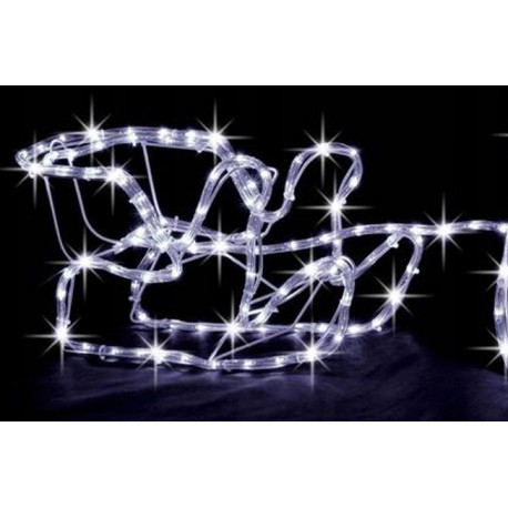 Reindeer + LED sled cold color + FLASH CW size L