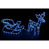 Reindeer + LED sled N+FlashCW RS-M-4NF