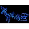 Reindeer + LED sled N+FlashCW RS-M-4NF