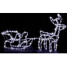 Reindeer + LED sled CW+FlashCW RS-M-3CWF