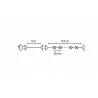 Lampki choinkowe LED100 czerwone 9,9m 13-103 IP44 Bulinex