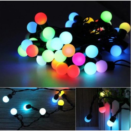 Lampki choinkowe kulki XMAS multikolor 100LED 5m ZYK0206 IP20 EMOS