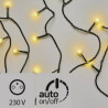 Lampki choinkowe kulki XMAS ciepły cherry timer 200 LED 20m ZY1601T IP44 EMOS